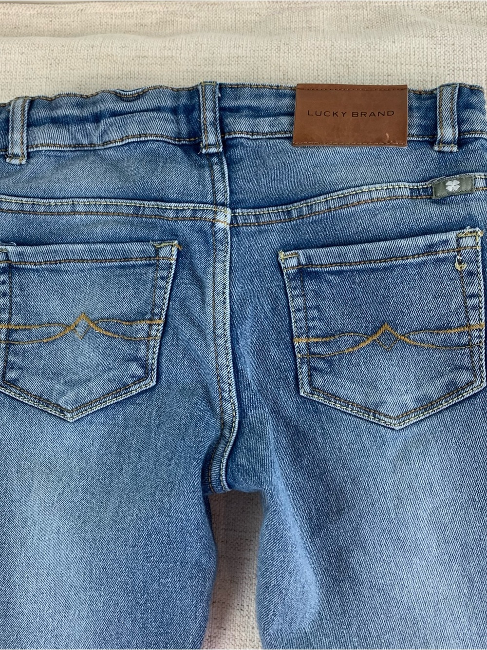 Lucky Brand girl's Zoe Skinny jeans adjustable waist size 8 - Picture 13 of 14